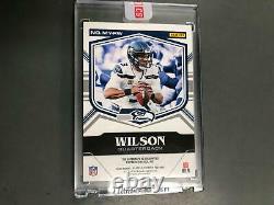 Russell Wilson 2020 Plates & Patches Mystic Marks Orange Auto Autograph #7/25