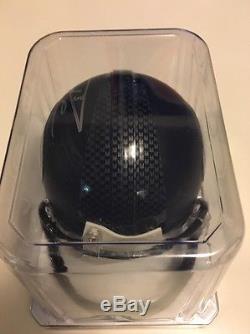 Russell Wilson Auto Autographed Football Mini Helmet Wilson Hologram (JSA PSA)