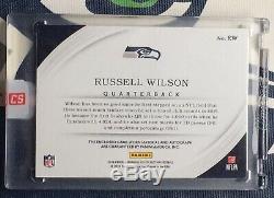 Russell Wilson Immaculate GAME USED Jersey ON CARD Auto #2/15 Redeemed HOT