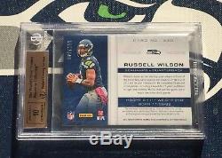 Russell Wilson Jersey Rookie Card #/199 Bgs 9.5 10 Auto 2012 Totally Certified