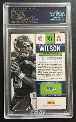 Russell Wilson PSA 10 GEM MINT Panini Contenders Rookie Ticket Auto RC