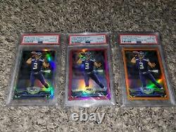 Russell Wilson PSA 10 Rookie Auto & SP Card Lot withRefractors, RC Xfractor, SSPs