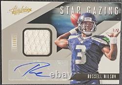 Russell Wilson RC Auto Jersey Panini Absolute 2012 /49 Seahawks Broncos RPA READ