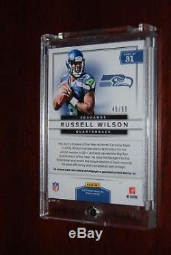 Russell Wilson Rare 2012 Prestige Auto Rc Jersey #48/99 Seahawks