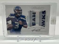 Russell Wilson Rare Game Used 2016 Flawless Dual Patch Auto 1/1