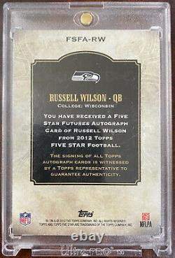 Russell Wilson Rookie Auto Topps Certified 002/150 FSFA-RW