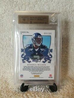 Russell Wilson Rookie Card Auto BGS 9.5