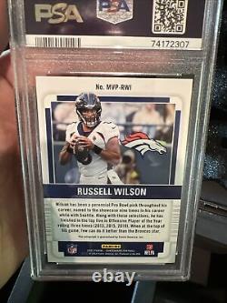 Russell Wilson Signed 2022 Panini Contenders MVP Auto PSA Authentic 22/25