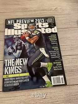 Russell Wilson Signed Sports Illustrated Auto Coa