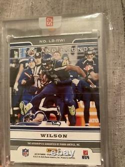 Russell wilson auto /10 2019 plates and patches