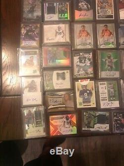 Seattle Seahawks (100) Auto Signed Lot Russell Wilson Sherman Lynch Signed RC