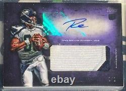 1/1 2012 Topps Inception Purple Russell Wilson Rookie Rc Patch Bgs 8 10 Auto