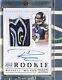 2012 National Treasures Black #/25 Russell Wilson Rookie Card Rc Patch Auto #325