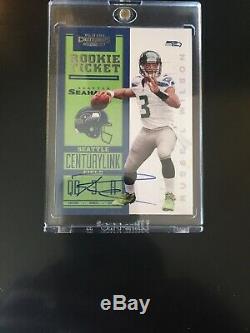 2012 Panini Contenders Russell Wilson Rookie Billet Variation Auto Ssp Seulement 25