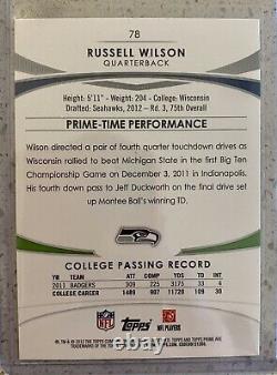 2012 Russell Carte Wilson Topps Rookie Lot De 18 + 2 2013 / Pointage Auto / Chrome Topps