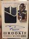 2012 Russell Wilson National Treasures Rookie Rc Auto Patch Noir # D / 25