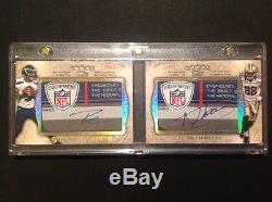 2012 Russell Wilson / Nick Toon 5 Étoiles 1/1 Duel Laundry Tag Withauto's Go Hawks