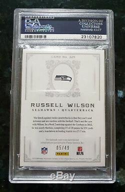 2012 Trésors National Russell Wilson Rpa # Rc / 49, Psa Impossible 10, Auto 10