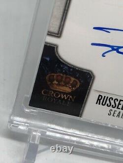 2013-14 Russell Wilson Crown Royale Auto 13/15 Sur Carte Auto Seattle Seahawks