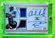 2015 Russell Wilson Définitif Topps Andrew Chance Double Patch Auto 09/10 Seahawks