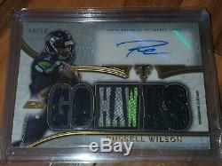 2015 Triple Threads Russell Topps Wilson 14/18 Auto