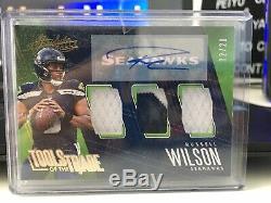 2018 Absolute Russell Wilson Outils De Commerce Patch Patch Auto Seahawks 12/20
