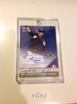 2018 Topps Maintenant # St-6a Russell Wilson Yankees Seahawks Rc Oddball Auto 46/49