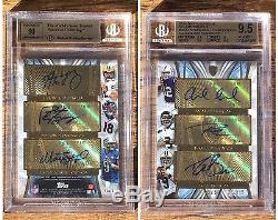 Bgs 9.5 Russell Wilson Maillot Aaron Rodgers Stafford Manning Brees # Auto 1/1