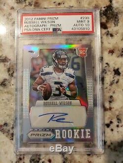 Prizz Rookie Prizm Auto Russell / Russell Wilson 2012