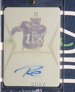 Russell Wilson 1/1 2012 Leaf Draft Rookie Rc Auto Autograph Printing Plate Hot