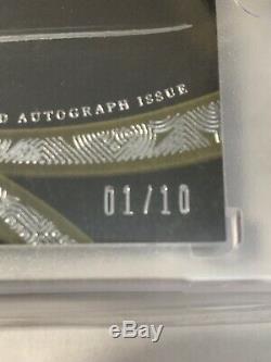 Russell Wilson # 1/10 2014 Autographe Autograph Signature Topps Five Star Argent