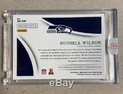 Russell Wilson / 10 2018 Moments Immaculate 2016 Pro-bowl Mvp Sur La Carte Auto