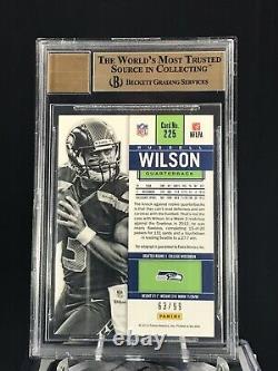 Russell Wilson 2012 Contenders Playoff Ticket Auto Rc 63/99 Bgs 9,5/10 Gem Mint