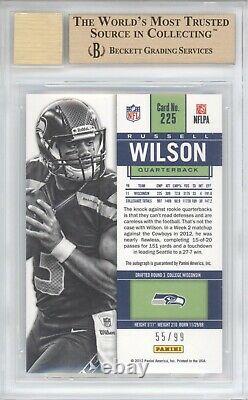 Russell Wilson 2012 Contenders Playoff Ticket Rookie Auto 55/99 Bgs 9.5/10