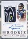 Russell Wilson 2012 National Treasures #325 Noir #/25 Rookie Patch Auto Rc