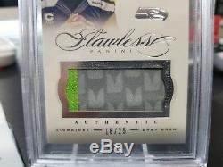 Russell Wilson 2014 Panini Flawless Auto Patch Bgs 9.5 16/25 Made