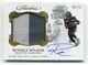Russell Wilson 2017 Flawless Autograph 2-color Patch # / 10 Sur Carte Auto Seahawks
