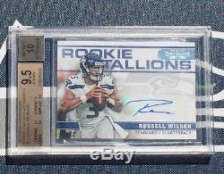 Russell Wilson Auto 2012 Contenders Rookie Étalons Bgs 9.5 10 Au # / 25