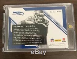 Russell Wilson Autographe C-thru Panini Clear Vision Ct-ruw 2015 Automatique / 25