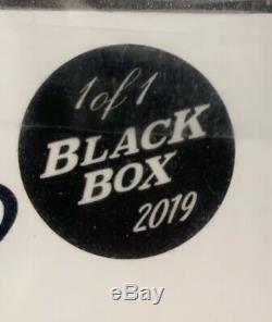 Russell Wilson Panini Black Box Sur La Carte Auto Black Box 1of1 2019