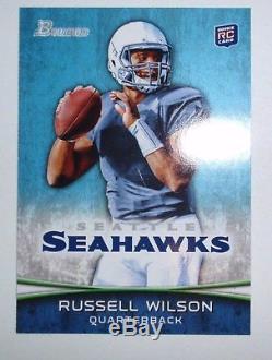 Russell Wilson Rookie Lot Maillot Auto Relic Patch # 'd 7 Rookies 1/1 Seahawks