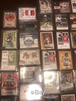 Seattle Seahawks (100) Auto Signé Lot Russell Wilson Sherman Lynch Signé Rc
