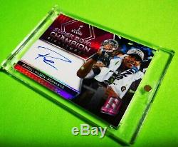 Spectra Russell Wilson 2018 Super Bowl Champion Rose Fluo Parallèle Auto 04/10