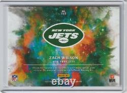 Zach Wilson 2021 Panini Origins Rpa Rookie Rc Patch Autographe Jets 05/25